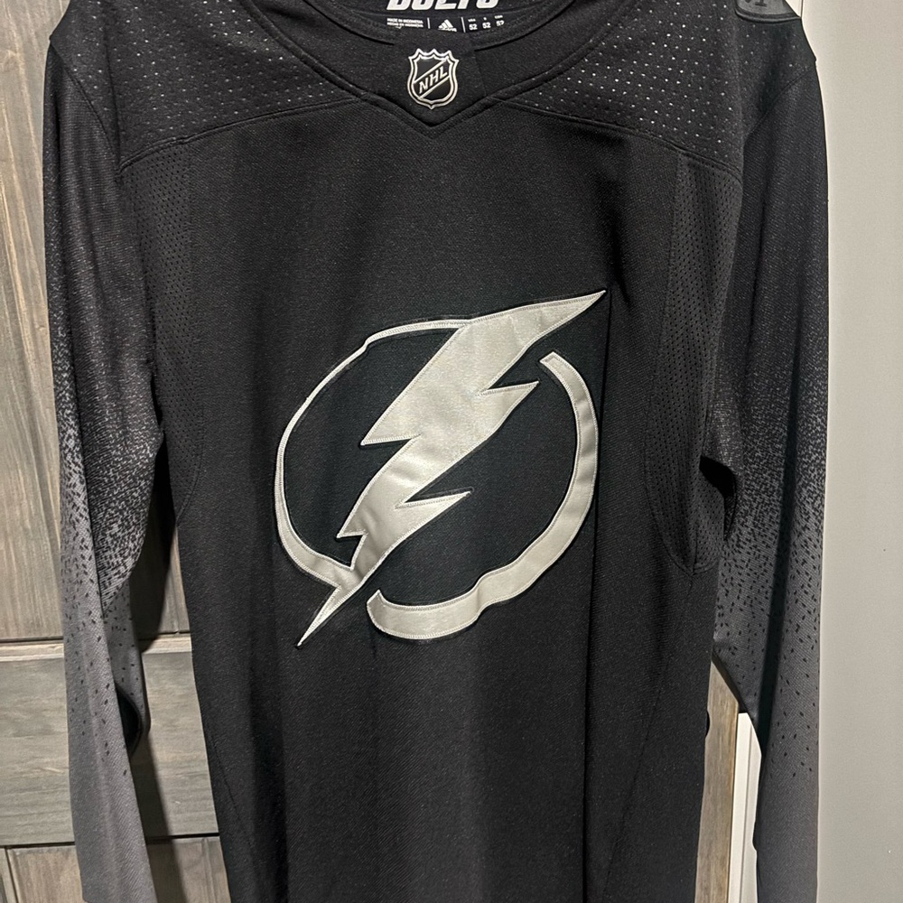 Adidas Black Tampa Bay Lightning Jersey